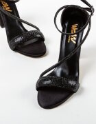 Wow Shoes Сандали на ток Heze 2 Черни
