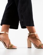 Wow Shoes Сандали на ток Heze Бежов