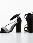 Wow Shoes Сандали на ток Heze Черни