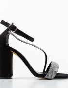 Wow Shoes Сандали на ток Heze Черни