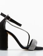 Wow Shoes Сандали на ток Heze Черни