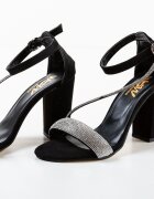 Wow Shoes Сандали на ток Heze Черни
