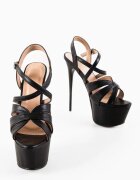 Wow Shoes Сандали на ток Kai 2 Черни