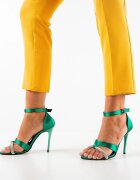 Wow Shoes Сандали на ток Krause Зелени