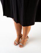 Wow Shoes Сандали на ток Odika Златни