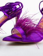 Wow Shoes Сандали на ток Orka Лилав