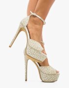 Wow Shoes Сандали на ток Roling Бели