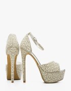 Wow Shoes Сандали на ток Roling Сребърни