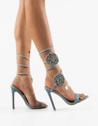 Wow Shoes Сандали на ток Rosese Сини