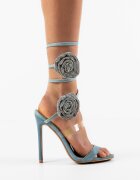 Wow Shoes Сандали на ток Rosese Сини