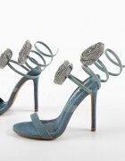 Wow Shoes Сандали на ток Rosese Сини