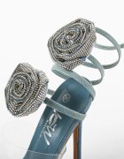 Wow Shoes Сандали на ток Rosese Сини