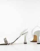 Wow Shoes Сандали на ток Salcia Бели
