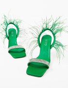 Wow Shoes Сандали на ток Salcia Зелени