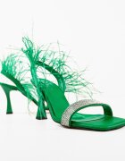 Wow Shoes Сандали на ток Salcia Зелени
