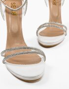 Wow Shoes Сандали на ток Senay Бели