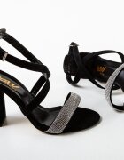 Wow Shoes Сандали на ток Terna Черни