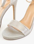 Wow Shoes Сандали на ток Versed Сребърни