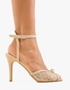 Wow Shoes Сандали на ток Yre Бежов