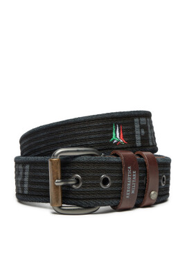 Aeronautica Militare Мъжки колан 242CI293CT3109 Черен - Mera.bg