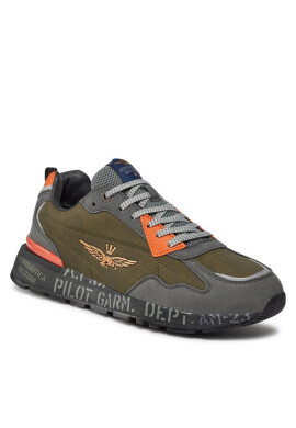 Aeronautica Militare Сникърси 232SC214CT3228 Blu/Green/Grey 94455 - Mera.bg