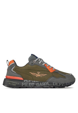 Aeronautica Militare Сникърси 232SC214CT3228 Blu/Green/Grey 94455 - Mera.bg