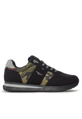 Aeronautica Militare Сникърси 232SC227CT3225 Black/Green Camouflage 94451 - Mera.bg