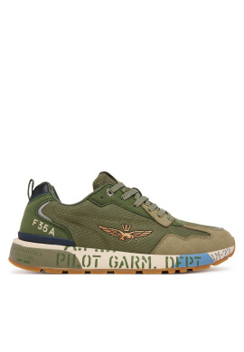 Aeronautica Militare Сникърси 252SC0276UCT04249 Зелен - Mera.bg