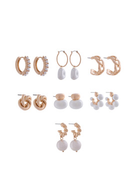 Aldo Комплект чифта обеци Sevenlooks 14088487 Златист - Mera.bg