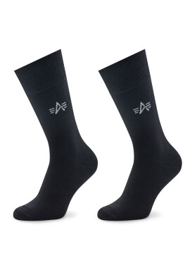 Alpha Industries Комплект 3 чифта дълги чорапи мъжки Basic 118929 Черен - Mera.bg