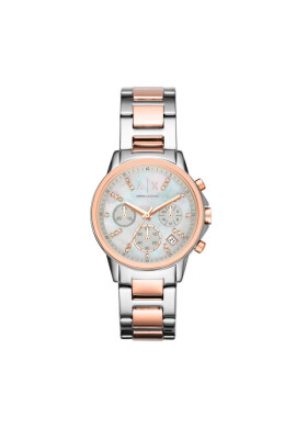 Armani Exchange Часовник Lady Banks Chronograph AX4331 Silver/Rose - Mera.bg