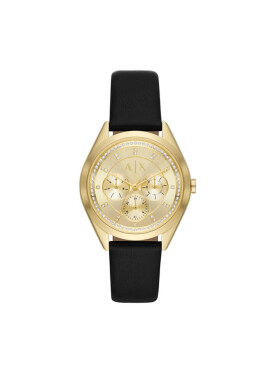 Armani Exchange Часовник Lady Hampton AX5656 Black/Gold - Mera.bg