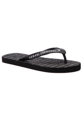 Armani Exchange Джапанки XUQ001 XV150 00002 Black - Mera.bg