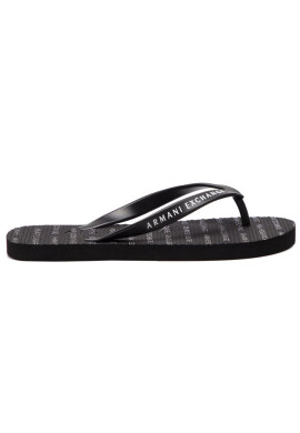 Armani Exchange Джапанки XUQ001 XV150 00002 Black - Mera.bg