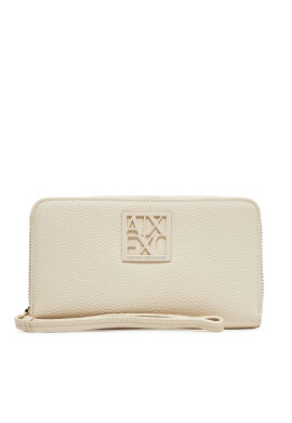 Armani Exchange Голям дамски портфейл XW000361 AF11902 U1074 Бял - Mera.bg