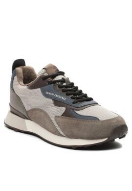 Armani Exchange Сникърси XUX192 XV786 T071 Croco/Slate/Choco - Mera.bg