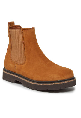 Birkenstock Боти тип челси Highwood Slip On 1025724 Braun - Mera.bg