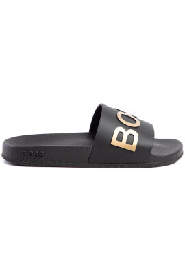 Boss Чехли Bay Slid 50425152 10224455 01 Black 007 - Mera.bg