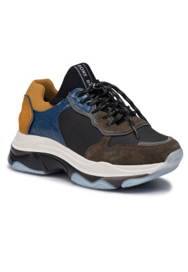 Bronx Сникърси 66167E-CP BX 1525 Khaki/Black/Blue/Ochre 3114 - Mera.bg
