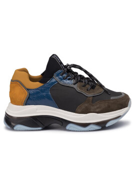 Bronx Сникърси 66167E-CP BX 1525 Khaki/Black/Blue/Ochre 3114 - Mera.bg
