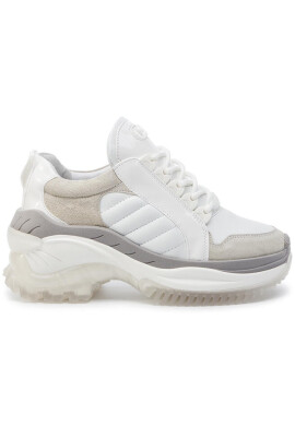 Bronx Сникърси 66266-CA BX1586 Light Grey/White 638 - Mera.bg