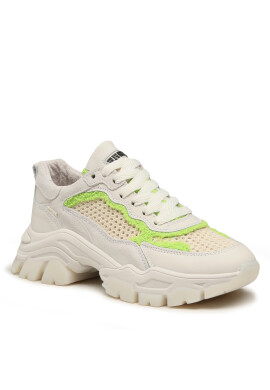 Bronx Сникърси 66457-MT Off White/Lime 3352 - Mera.bg