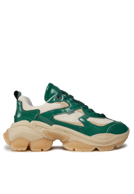 Bronx Сникърси Platform sneakers 66461B-OA Emerald Green/Oatmilk 3735 - Mera.bg