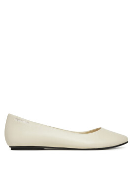 Calvin Klein Балеринки Flat Mary Jane - Lth HW0HW02341 Екрю - Mera.bg