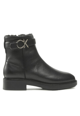 Calvin Klein Боти Rubber Sole Ankle Boot Hw Wl-Lth HW0HW01257 Ck Black BAX - Mera.bg