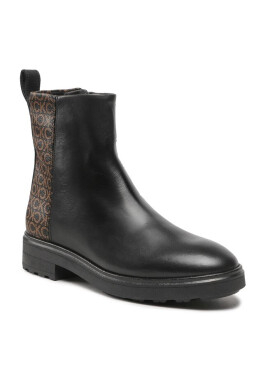 Calvin Klein Боти Cleat Ankle Boot Mono Mix HW0HW01313 Black/Brown Mono BLK - Mera.bg