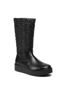 Calvin Klein Боти Crepe Cupsole Mid Shaft Boot Q/N HW0HW00608 Ck Black BAX - Mera.bg