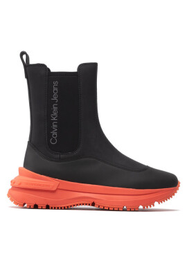 Calvin Klein Боти тип челси Chunky Runner Chelsea Boot YW0YW00808 Black/Coral Orange 0GX - Mera.bg