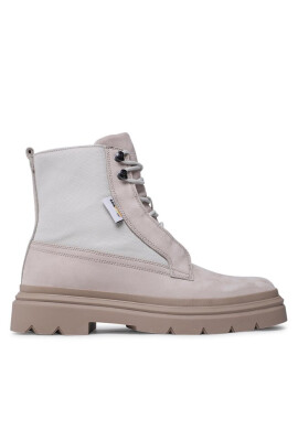 Calvin Klein Ботуши Lace Up Boot Mix HM0HM00942 Feather Gray ABY - Mera.bg