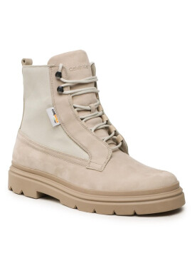 Calvin Klein Ботуши Lace Up Boot Mix HM0HM00942 Feather Gray ABY - Mera.bg